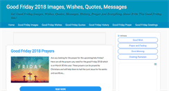 Desktop Screenshot of happygoodfriday.com