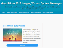 Tablet Screenshot of happygoodfriday.com